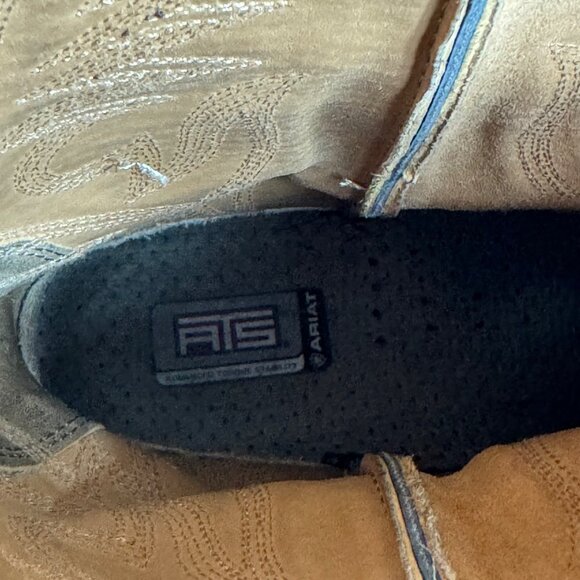 Ariat Mens 11 D Boots Heritage Roughstock Two Tone Western Cowboy Leather Ranch - Picture 10 of 15